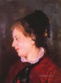 マダム・シスレーの母親と子供たち メアリー・カサットの肖像